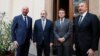 Armenia/Czech Republic-Meeting of Armenian Prime Minister Nikol Pashinyan, Azerbaijani President Ilham Aliyev, French President Emmanuel Macron and European Commission President Charles Michel in Prague,6Oct,2022
