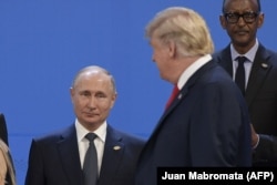 Владимир Путин и Дональд Трамп, 30 ноября 2018 года